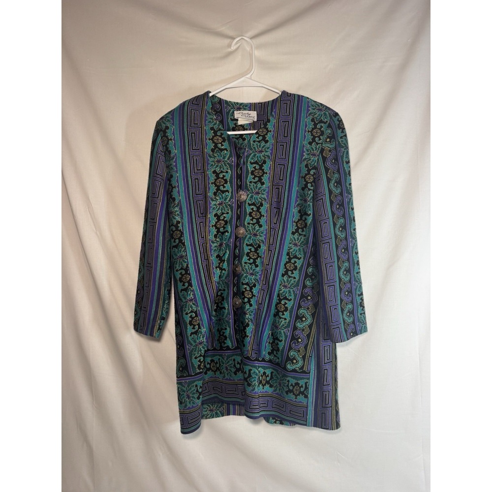 Vintage Lady Carole of New York Tapestry Jacquard Blazer – Estimated Size 12